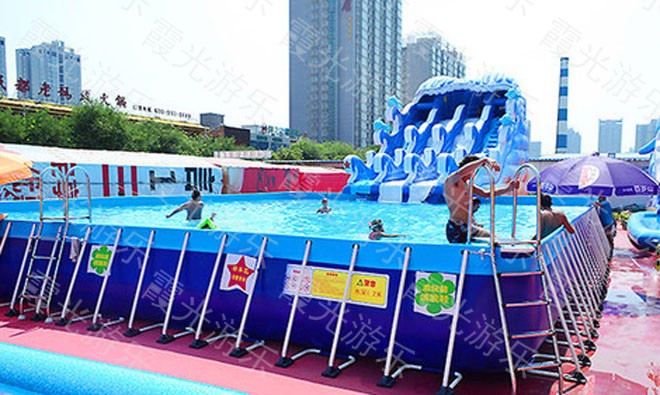黄石港大型支架游泳池